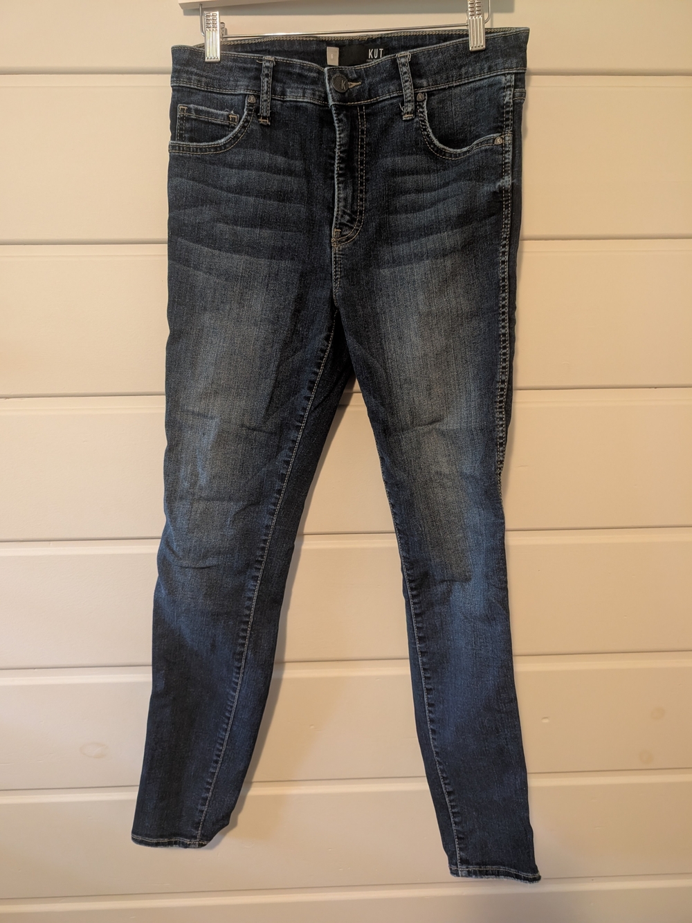 Kut from the Kloth Mia Fab Ab Toothpick Skinny High-rise Jeans Size 6